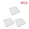 1-5PCCamping Grill Grate Stainless Steel Mesh Grill Bushcraft Grill Camping Rack for Fire Cooking BBQ Backpacking Campfire Rated