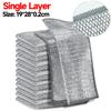 1/20PCS Thickened Steel Wire Cleaning Cloth Double-layer Magic Dishcloth Kitchen Pot Dish Washing Towel Multipurpose Clean Rags
