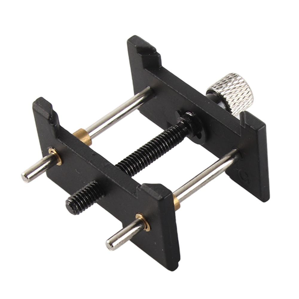 2Pcs Different Sizes Watch Repair Tool Black Watch Movement Base  for Professional Repair