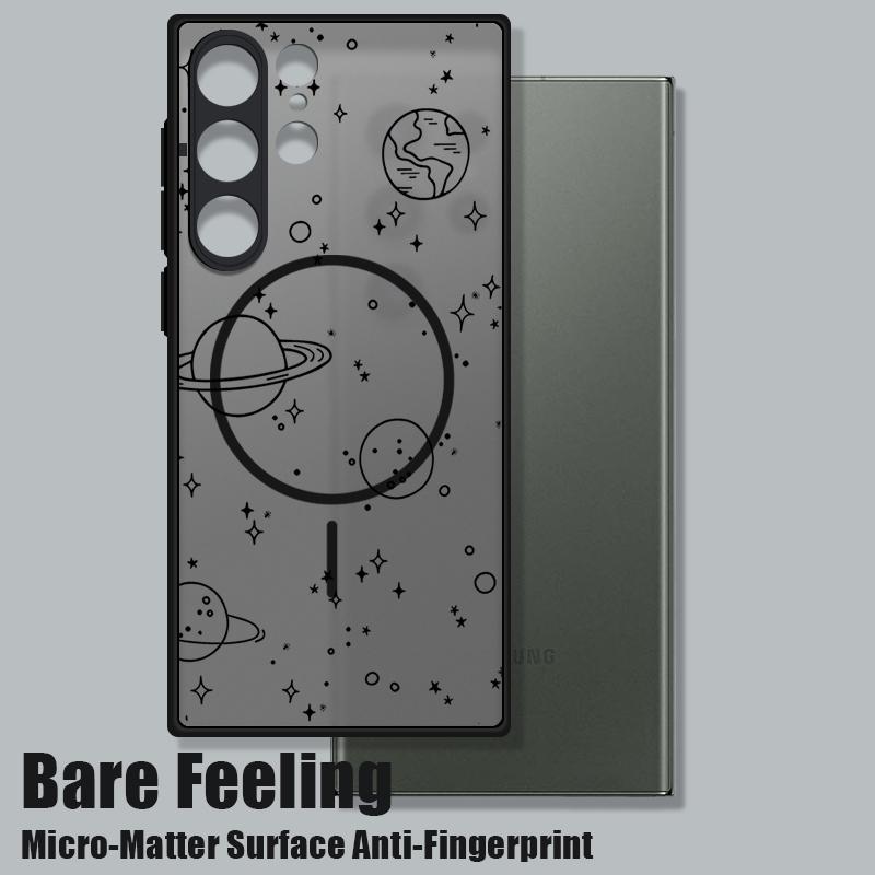 For Magsafe Airplane Astronaut Case for Samsung Galaxy S25 Ultra Capa S24 S26 Ultra S22 S23 Plus S21 FE S25 Edge Cover