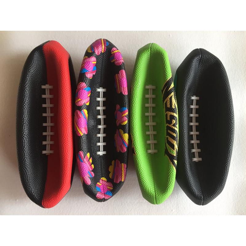 American Size 3 Durable Training Playing Rubber Rugby Ball Football Color Random Christmas Gifts