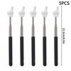 1/5pcs Black Retractable Teacher Pointer Finger Teaching Pointer Telescopic Pointing Stick School Handheld Presenter Tools