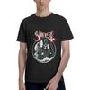 Corlrjxpd Men Ghost Meliora T-Shirt Summer Crew Neck Tops Casual Short Sleeves T-Shirts(5)