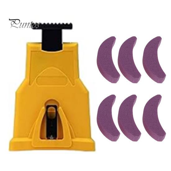 

Универсальный набор для заточки цепных пил Простой в использовании инструмент для заточки цепных пил с точильным камнем Портативная заточка цепных пил для 14/16/18/20 дюймов с двумя отверстиями A