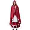 Halloween Little Red Riding Hood Costume Cape Medieval Ball Party Performance Costume Adult Female