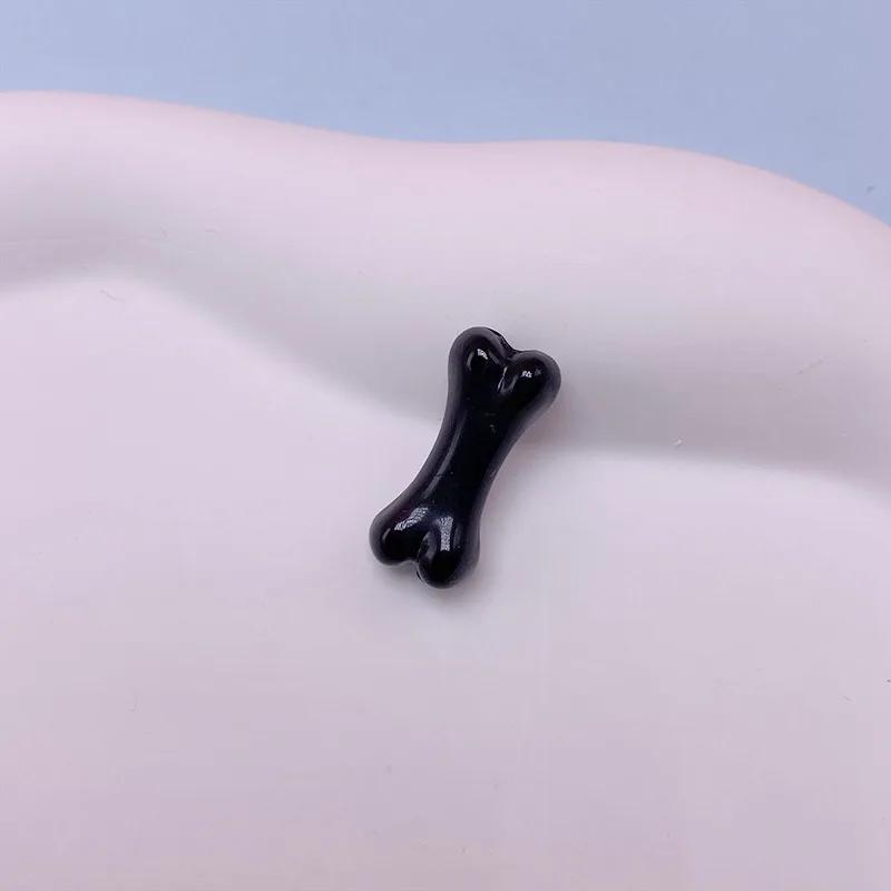 

Z05 50pcs 18mm Interest Bone Shape Acrylic Beads Loose Spacer Beads Handmade Jewelry Making DIY Bracelet Earrings Accessories 18mm(50pcs)