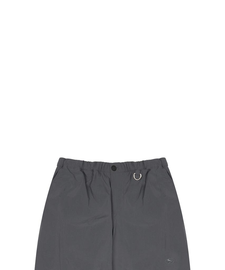 LUVISTRUE Curved L Comfy Parachute Pants(Charcoal)