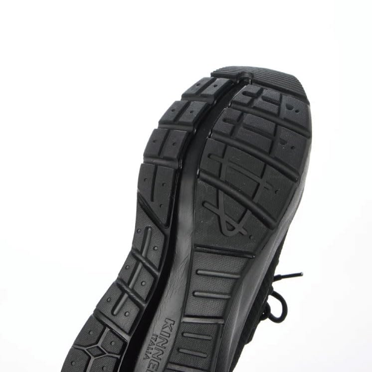 Sneakers Lightweight Recovery Shoes Mesh Sports Shoes Walking Shoes Italy Japanese Shoe Size [KINNER] Men's RSK-4001 (ALL BLACK, Dimensions, Adult,