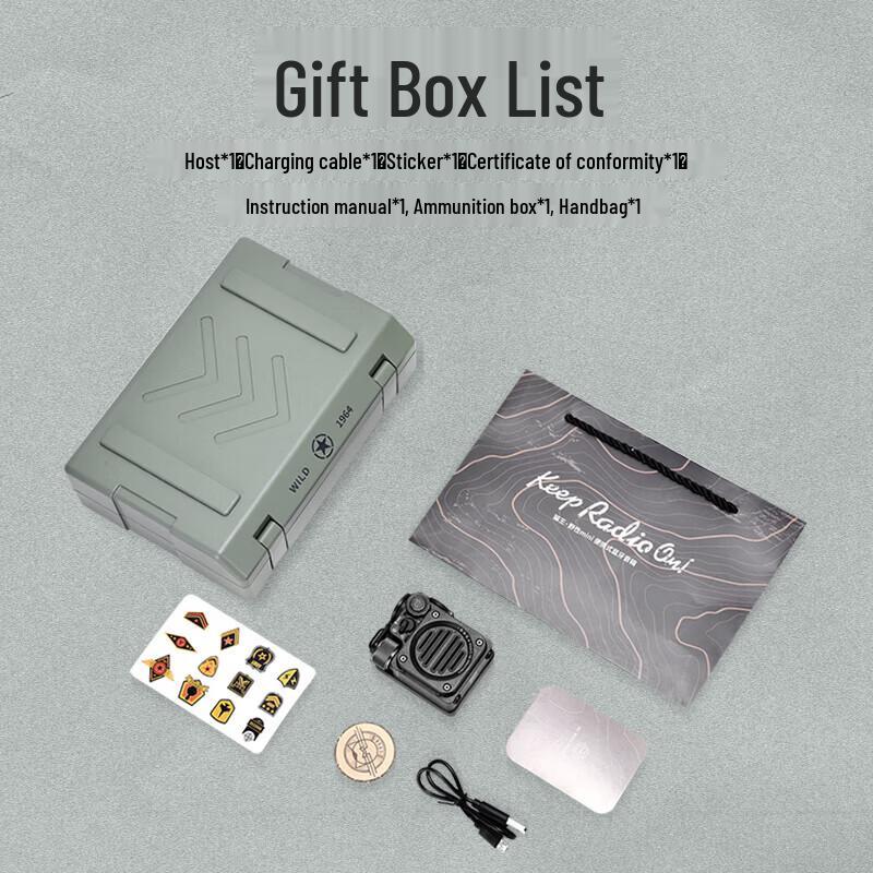 Elvis Radio Wild Mini Waterproof Portable Bluetooth Speaker CN Plug (adapter Included)