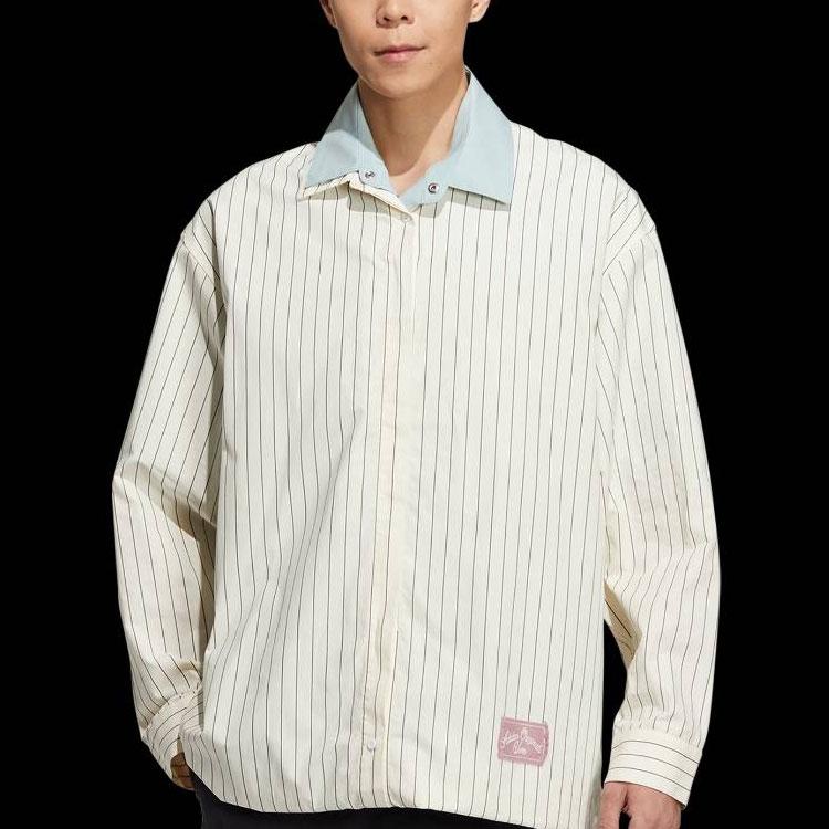 Adidas Originals X Umamiism Co-Branded Logo Print Layered Long Sleeve Shirt Unisex Tops Blue HR6446