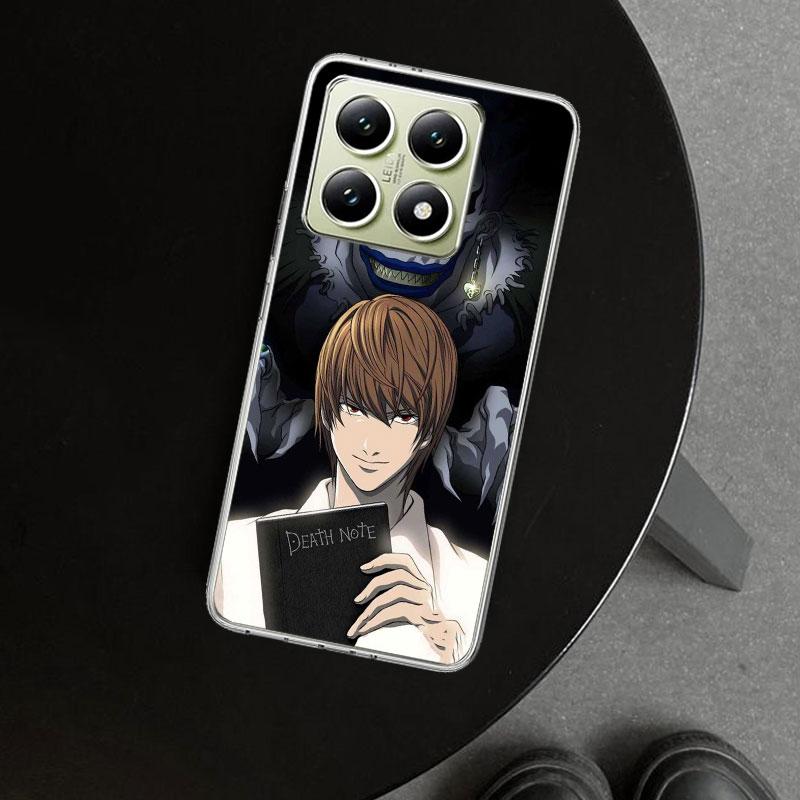 N-Note D-Death Anime Ryuk Phone Case Cover for Xiaomi Redmi Note 15 14 13 12 11 Pro Plus 14S 12S 11S 11T 11E 10S 10 Customized F