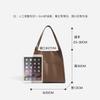 New large-capacity cowhide tote bag women's simple commuting versatile shoulder bag niche design leather handbag