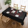 Lilith La Madre Oscura Sigillo Of Lilith The Dark Mother-Seal Rectangular Tablecloth Table Cover for Dining Events Table Cloth