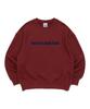 NET SOCIAL CLUB Vivid Straight Logo Mtm (Burgundy)
