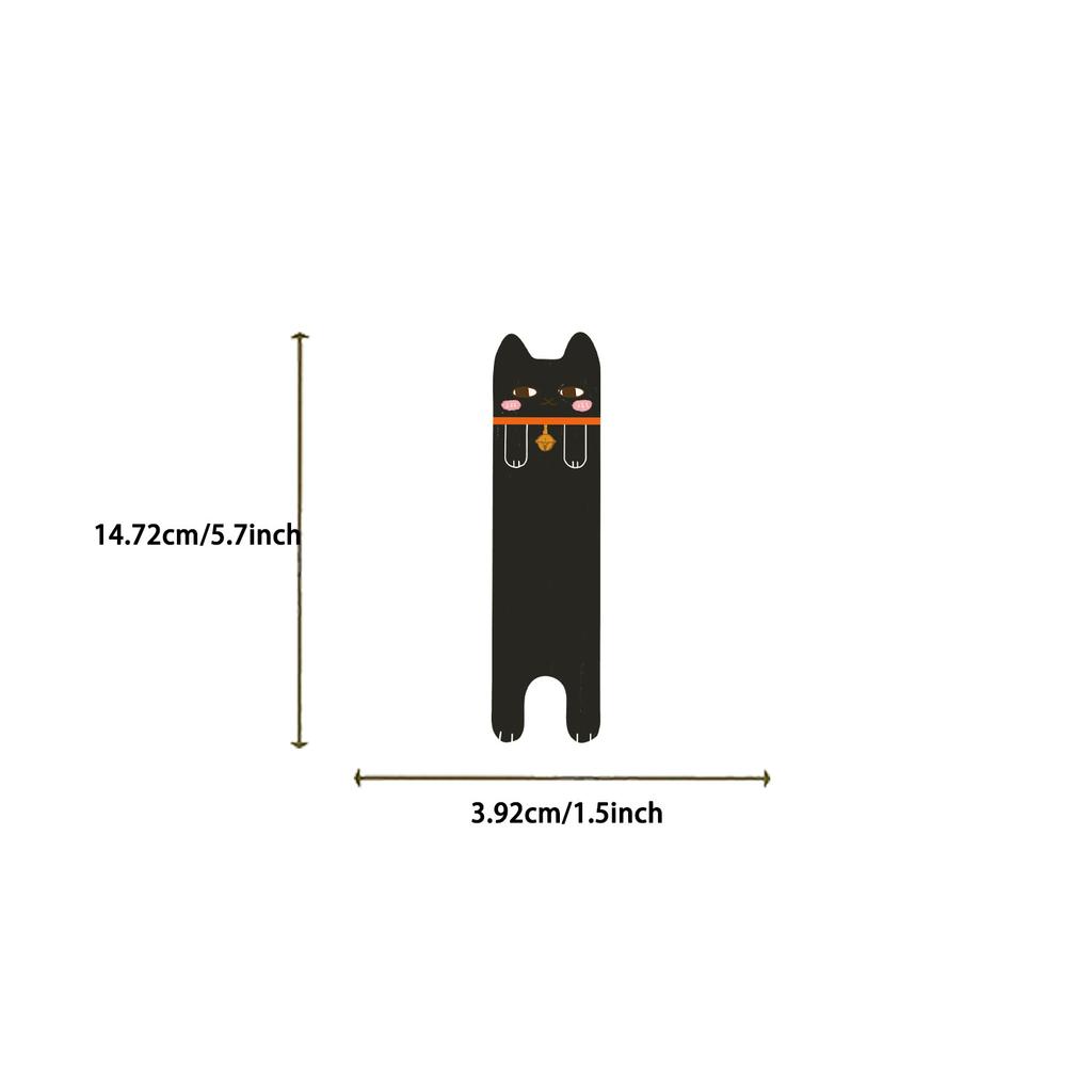 30 Sheets Vintage Style Cat Bookmark Collection Artistic Hand-drawn Illustration for Diary Planners Paper Bookmark Gift Idea