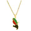 Wide Applicable Occasions Ethnic Patriotic Trendy Jewelry Martinique Map