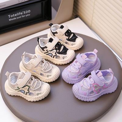 Kleinkind Sportsandalen Bequeme Rutschfeste Lauflernschuhe für Baby 2025 Neue Sommer Jungen Mädchen Laufschuhe Weiche Sohle Trendig