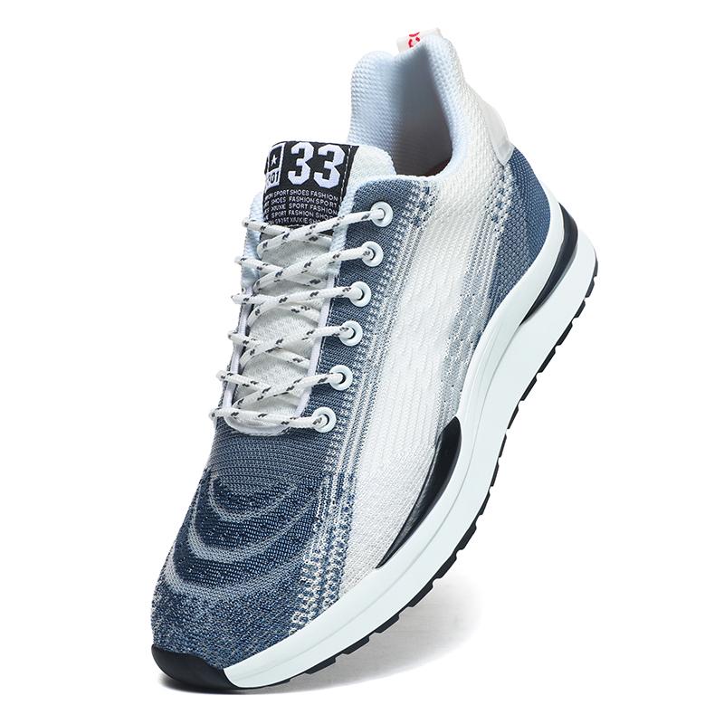 Men Sneakers Elevator Shoes Height Increase Insoles 6Cm Man Daily Life Lift