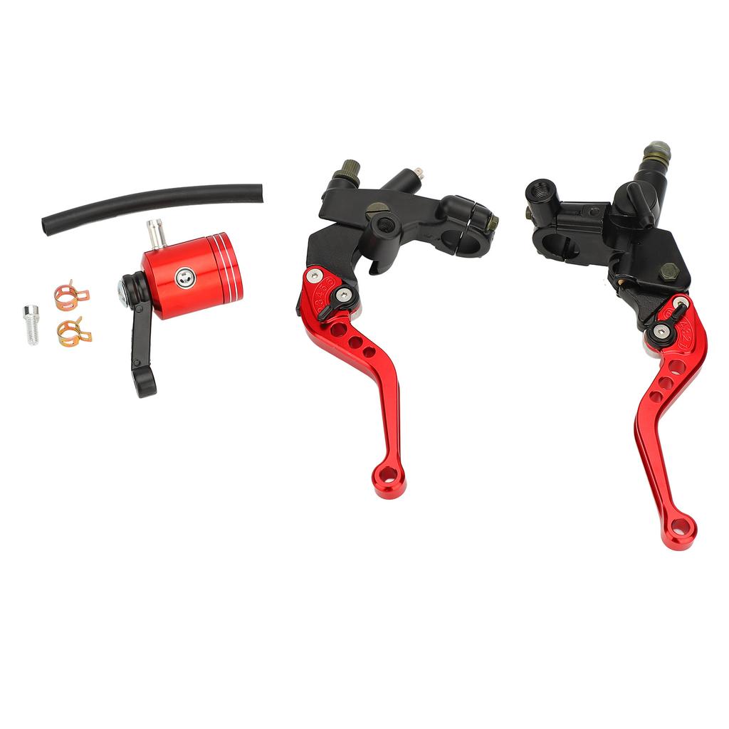 Hydraulic Brake Pump Clutch Kit 22mm Handlebar Modified Master Cylinder Reservoir Kit for Motorbike Modification