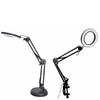 Practical Metal Desktop LED Lamp Long Arm Folding Reading Lamp Flexible 10 Dimming Modes Eye Protection Lamp Nail Manicure Table