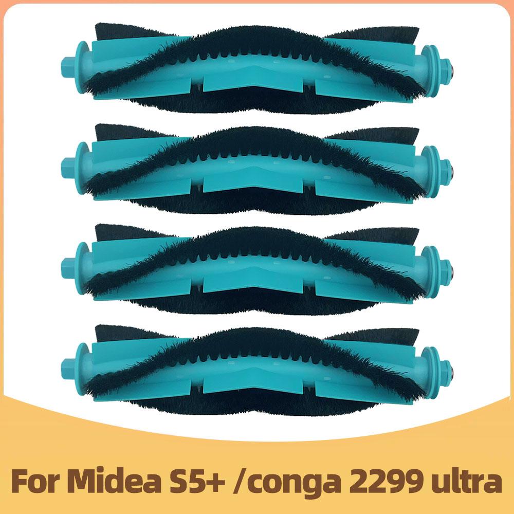 Compatible For Midea S5 Plus / Conga 2299 Ultra Home X-Treme Genesis Robot Vaccum Parts Main Side Brush Mop Dust Bag Filter