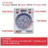 1 Pc H3Y-4 Small Time Delay Relay DC12 24V 14Pin Electricity Delay Type Power-on Delay Rotary Knob 1S/5S/10S/30S/60S/5M/10M/30M Relays 5