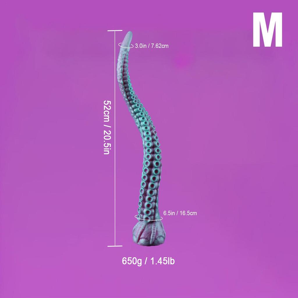 New Ultra-Long Silicone Octopus Tentacle Anal Plug for Unisex Use