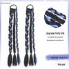Women's Highlighted Bubble Boxer Braids Wig - Three-Strand Pigtails