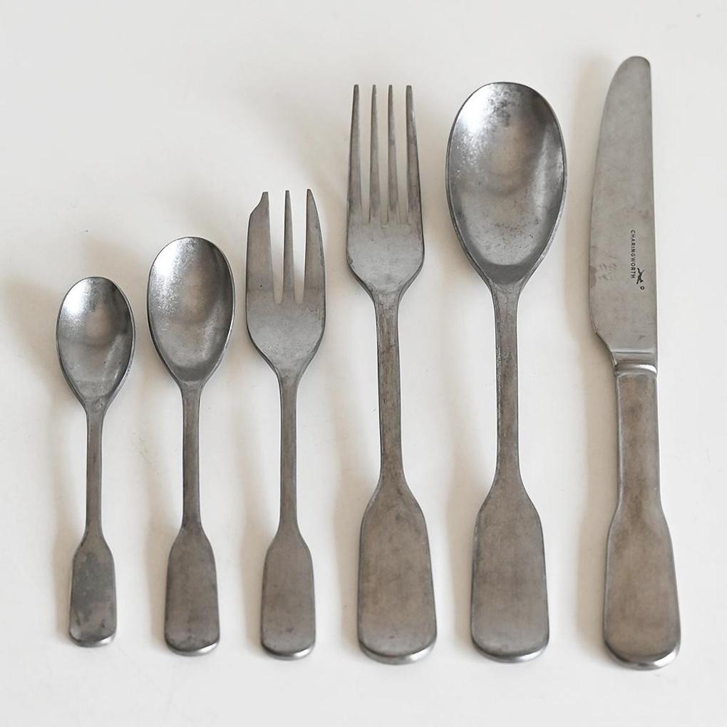 Charingworth Fiddle Vintage Cutlery Teaspoon, UK