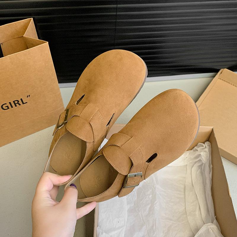 

Boken shoes women s platform 2025 autumn and winter new Mori retro casual flat bottom ugly cute big head single shoes casual shoes women 35