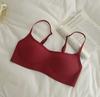 Xiaohongshu popular thin shoulder strap low neck foundation non-marking small chest gathering underwear women's no steel ring invisible bra cover