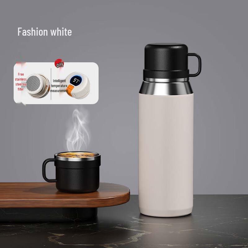 

ZISIZ 1.5L Smart Temperature Insulated Tea & Stewing Mug