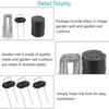 U Shaped Garden Stakes Kits Metal Sod Pins and Gaskets for Ground Cover Galvanized Landscape Staple and Cushions