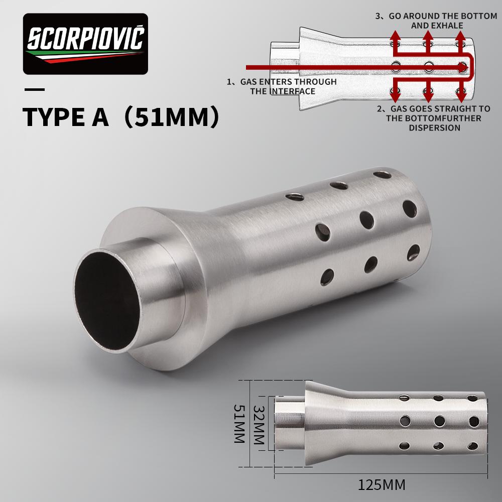 Universal motorcycle muffler, high-quality DB killer muffler, motorcycle exhaust 51 mm 51mm