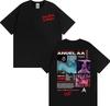 Rapper Anuel AA Rhlm 2 Album Tour Tshirts 2026 Spring Summer Fashion Hip Hop Luxury Casual Vintage Short Sleeve Top Unisex