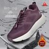 Zulijian Elderly Women's Winter Fleece-Lined Walking Shoes