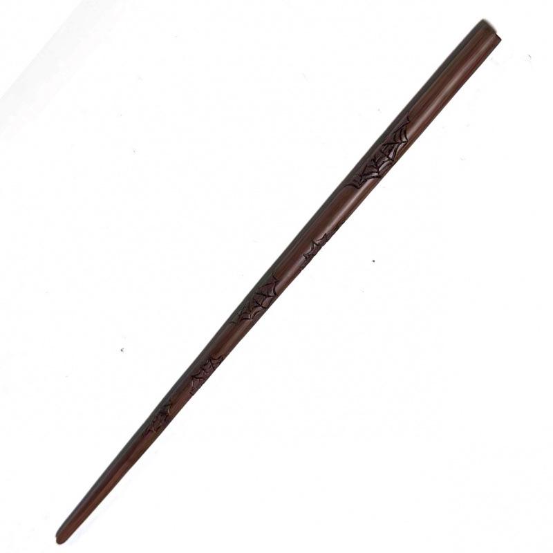 Harry & Hermione Premium Magic Wand Set - Finely Carved Metal Heart Core.