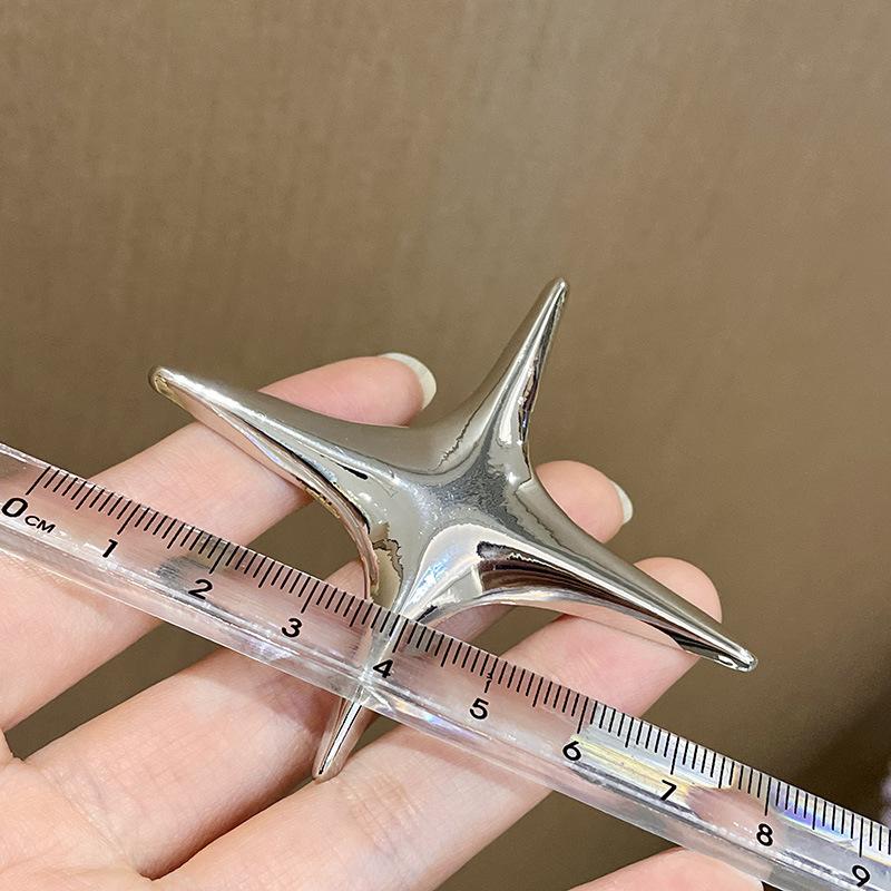 Personalità Colore Argento Acciaio Inossidabile Esagerato Grande Croce Set Spille per Donne Uomini Stile Goth Spilla a Stella Gioielli per Feste Rock