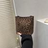 Autumn Niche Retro Suede Leopard Print Bag Women's New Fashion Underarm Bag Simple Large-capacity Bag