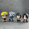 Heiß 10cm Naruto Anime Figur Uzumaki Naruto Kakashi Uchiha Sasuke Itachi Niedliche Spielzeuge Q Figurals Actionfigur Modell