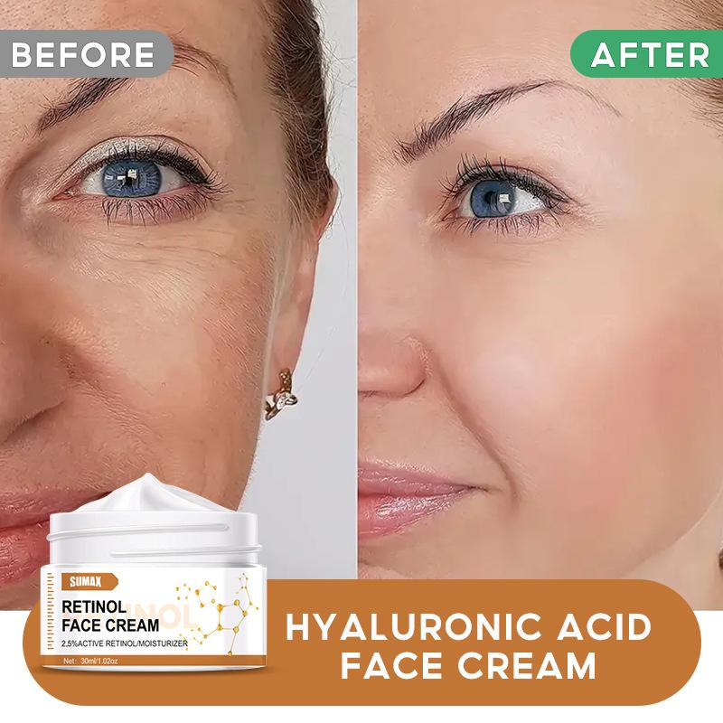 30ml Pure Retinol Face Cream Mooth Delicate Radiant and Translucent Rapid Absorption of Skin Retinol Anti Aging Serum