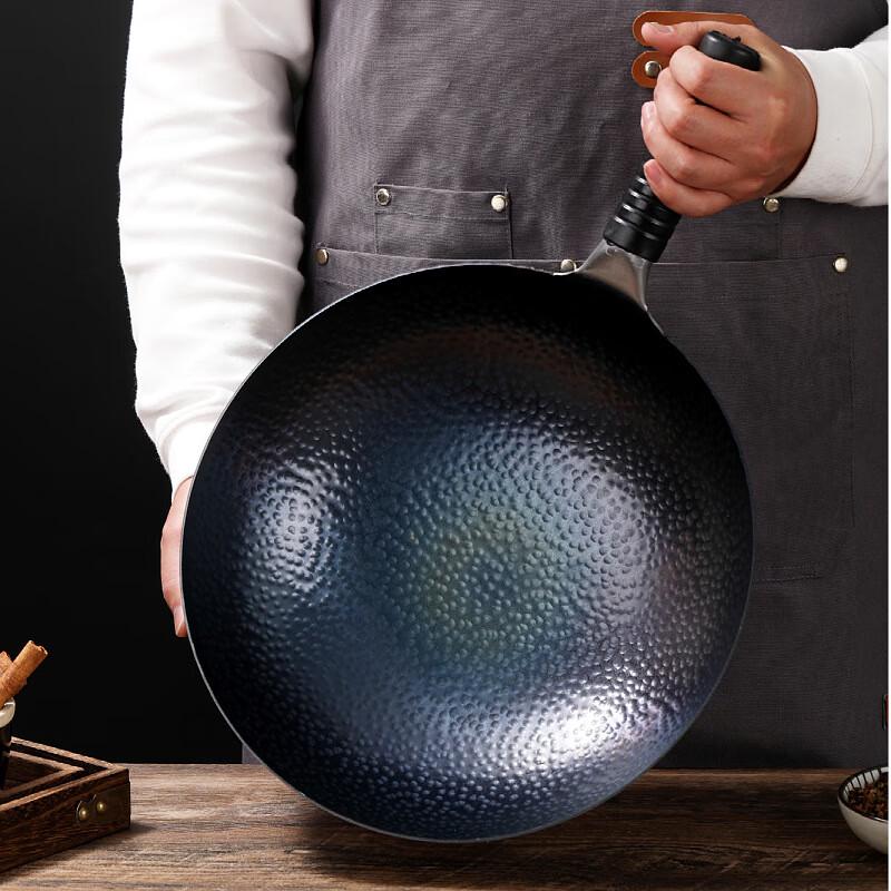 Tingle Zhangqiu Hand-Forged Wrought Iron Wok