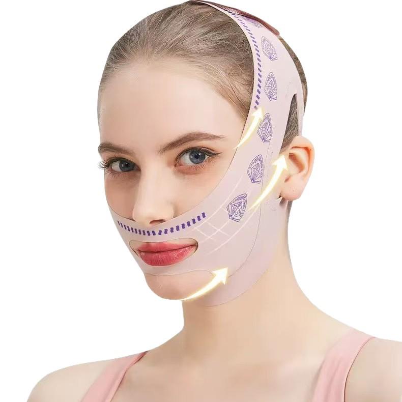 V-Face Lifting Bandage: Firming and Sculpting Sleep Mask for Nasolabial Folds & Double Chin