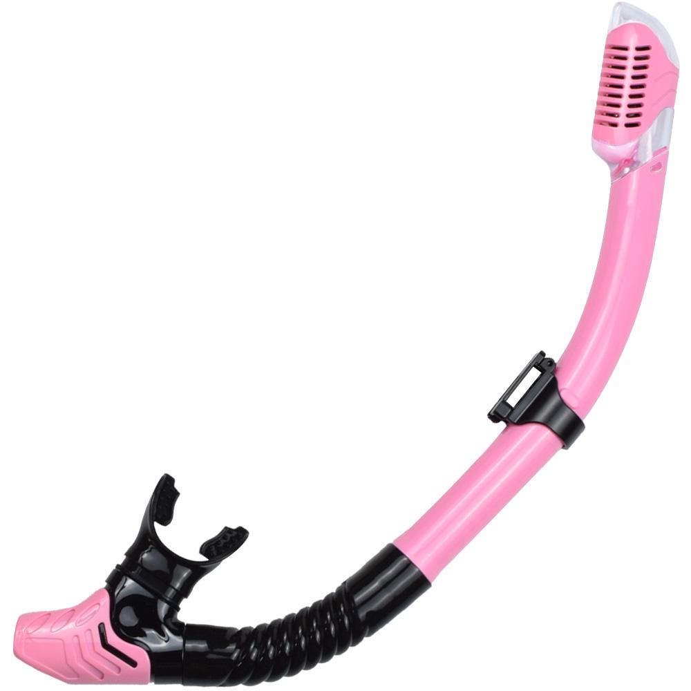 Dry Snorkel Tube Easy Breath Scuba Diving Splash Guard Top Valve Swimming Underwater Equipment For Adults Men Women Beginners