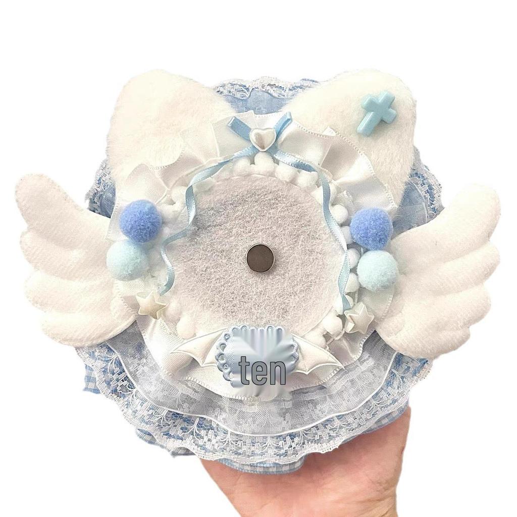 Cute Cat Ear Angel 58MM Anime Character Gumi Button Badge Holder DIY Decoration