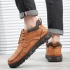 Handmade Leather Men Casual Shoes Soft Sole Comfortable Loafers for Men Fashionable Slip on Driving Shoes Non slip Business Shoe