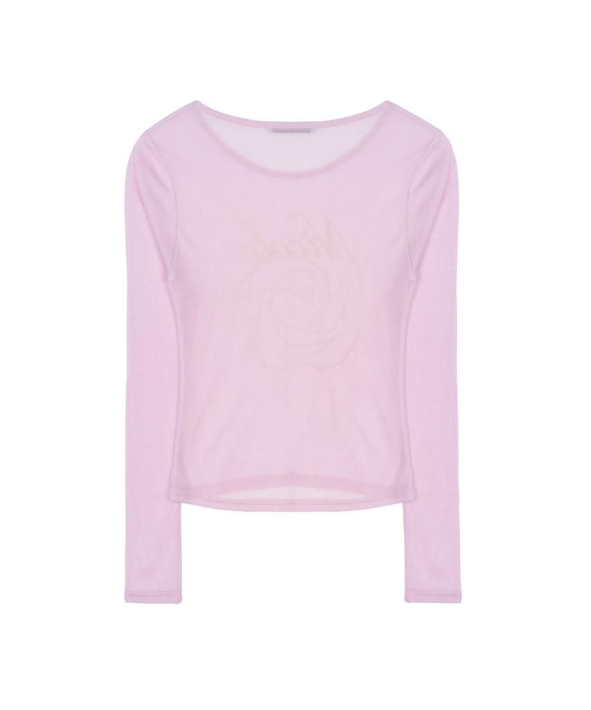 Nigaennikol Nicole Rose Long Sleeve Top_Pink