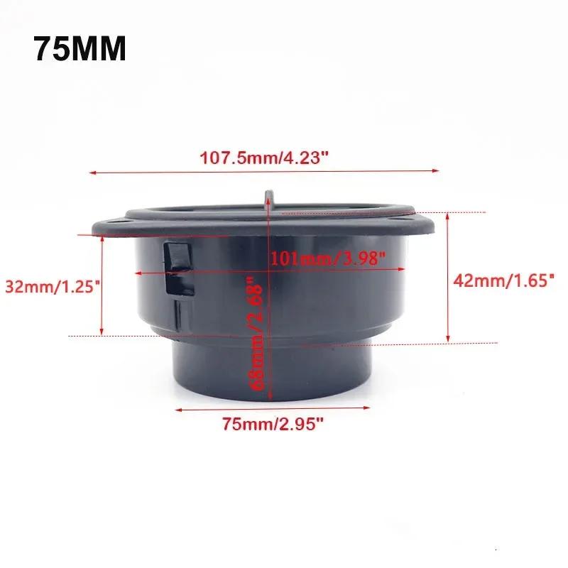 75mm/60mm/42mm Auto Lüftungsschlitz Warmluftausströmer flach Dieselheizung Luftführung Für Webasto Eberspacher Diesel Standheizung Innenteile