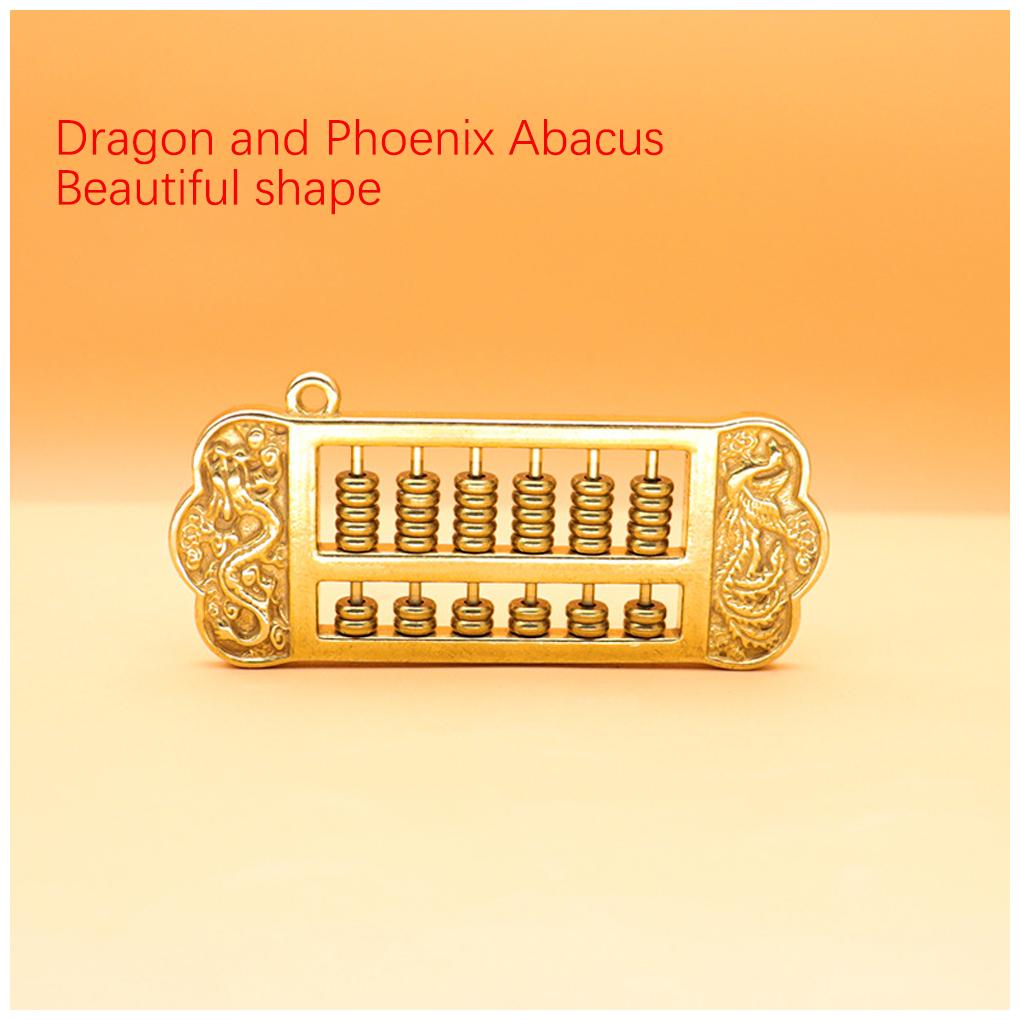 Trinket Accessories Creatively Imitation Fashion Abacus Rolls Decor Chains Simulation Pendant Key Brass Calculating