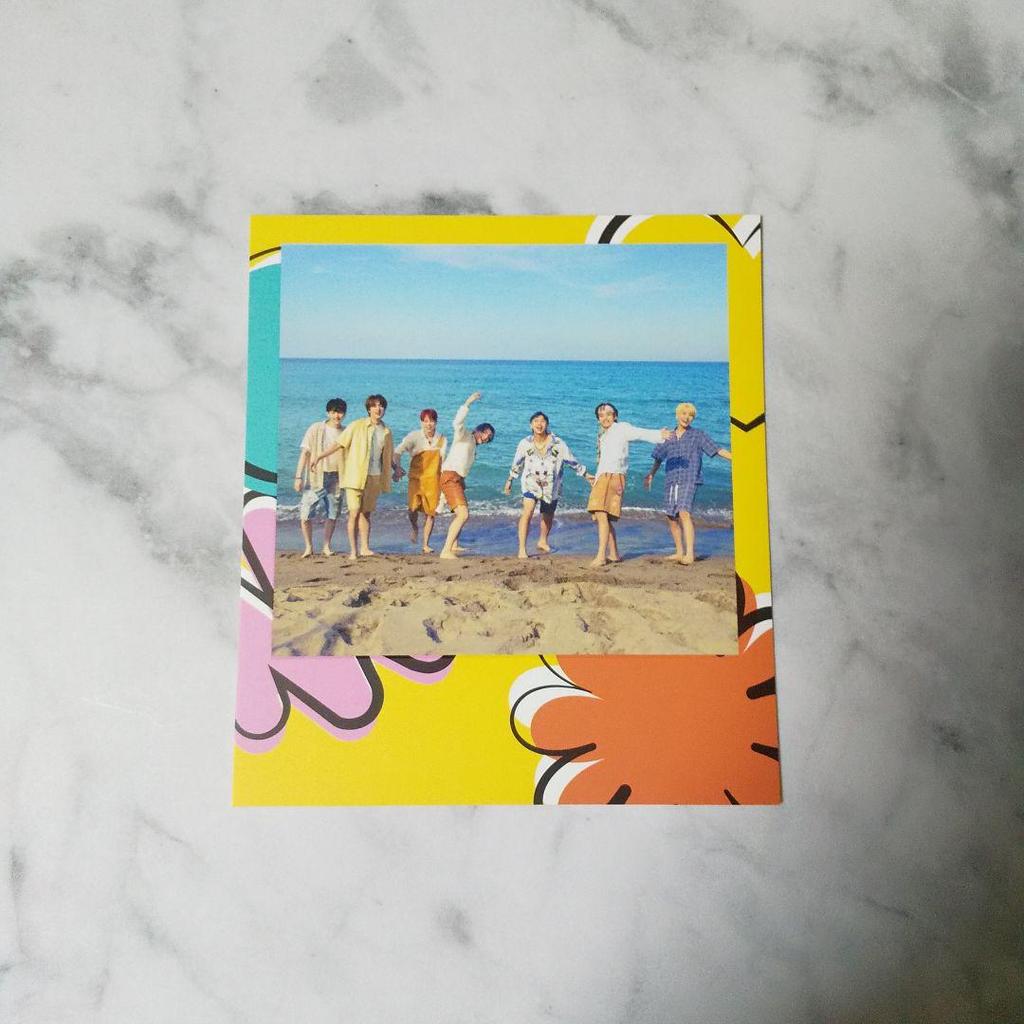[USED] BTS Korean Edition BUTTER Bonus: 2-piece Folded Message Card & Photo Card